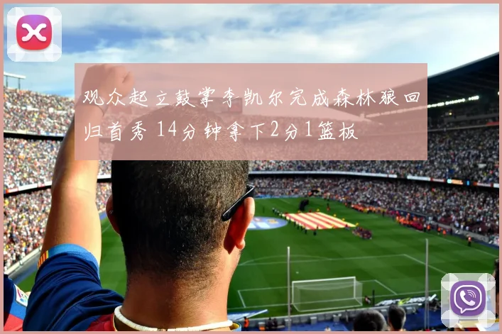 观众起立鼓掌李凯尔完成森林狼回归首秀 14分钟拿下2分1篮板